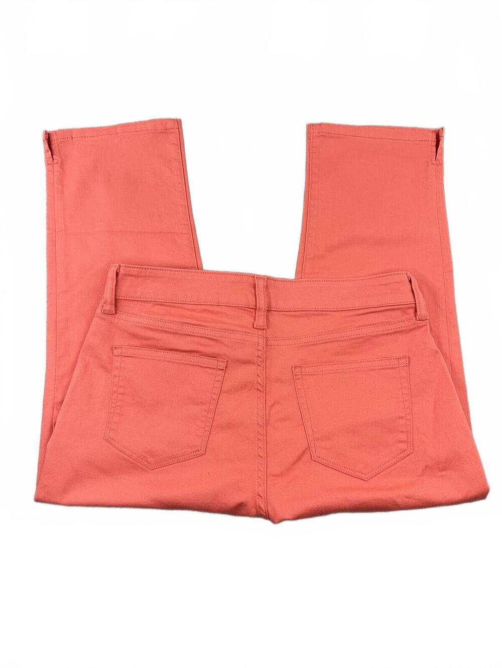 NWT St. John's Bay Coral Capri Pants Casual Preppy Summer